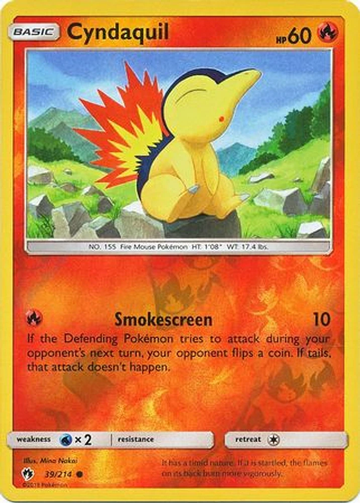 Cyndaquil - 39/214 - Common - Reverse Holo