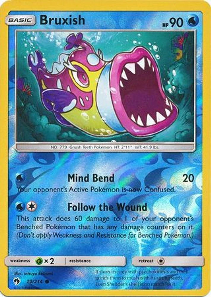 Bruxish - 70/214 - Common - Reverse Holo