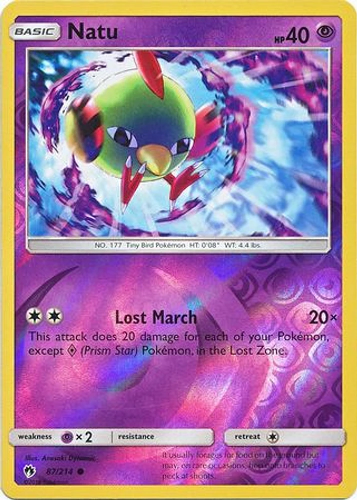 Natu - 87/214 - Common - Reverse Holo