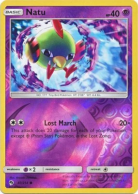 Natu - 87/214 - Common - Reverse Holo