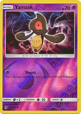 Yamask - 99/214 - Common - Reverse Holo