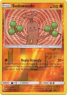 Sudowoodo - 110/214 - Uncommon - Reverse Holo