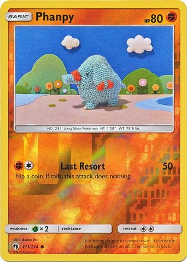 Phanpy - 111/214 - Common - Reverse Holo