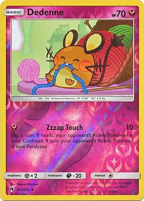 Dedenne - 142/214 - Uncommon - Reverse Holo