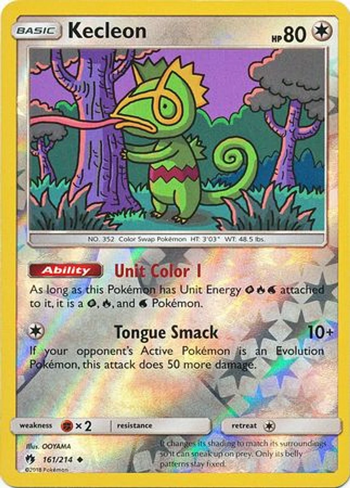 Kecleon - 161/214 - Uncommon - Reverse Holo