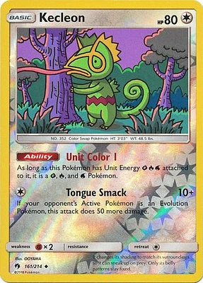 Kecleon - 161/214 - Uncommon - Reverse Holo