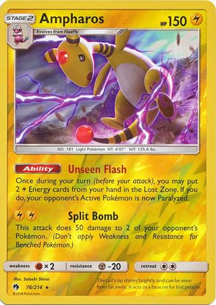 Ampharos - 78/214 - Reverse Holo