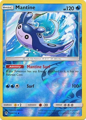 Mantine - 58/214 - Uncommon - Reverse Holo