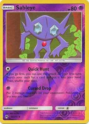 Sableye - 96/214 - Uncommon - Reverse Holo