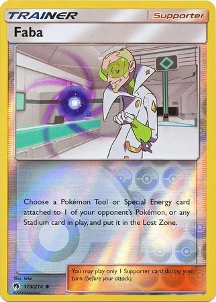 Faba - 173/214 - Uncommon - Reverse Holo