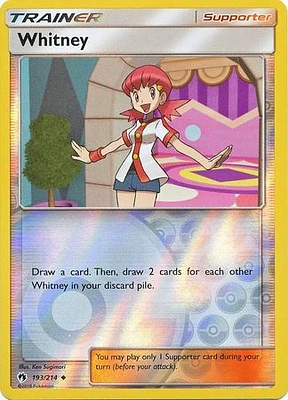 Whitney - 193/214 - Uncommon - Reverse Holo