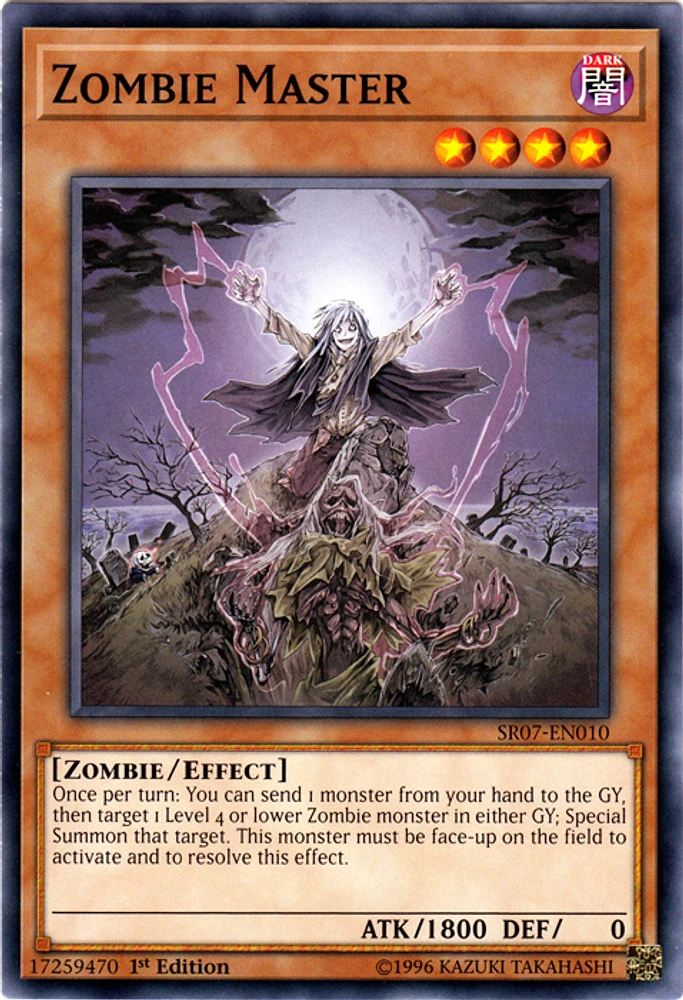 Zombie Master - SR07-EN010 - Common - 1st Edition