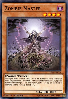 Zombie Master - SR07-EN010 - Common - 1st Edition