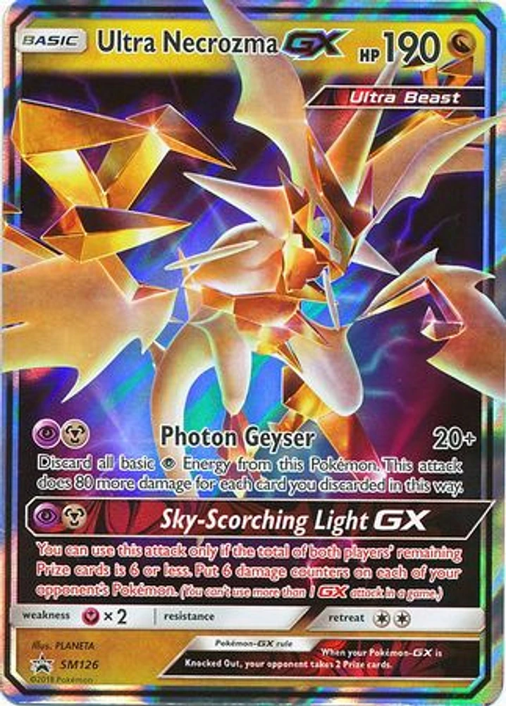 Ultra Necrozma GX - SM126 - SM Black Star Promo