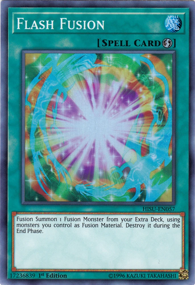 Flash Fusion - HISU-EN057 - Super Rare - 1st Edition