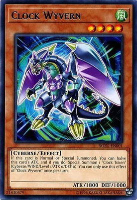 Clock Wyvern - SOFU-EN001 Rare Unlimited Edition