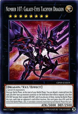 Number 107: Galaxy-Eyes Tachyon Dragon - OP09-EN019 - Common - Unlimited