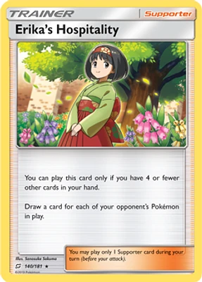 Erika's Hospitality - 140/181 - Holo Rare