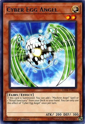 Cyber Egg Angel - LED4-EN013 - Rare - 1st Edition