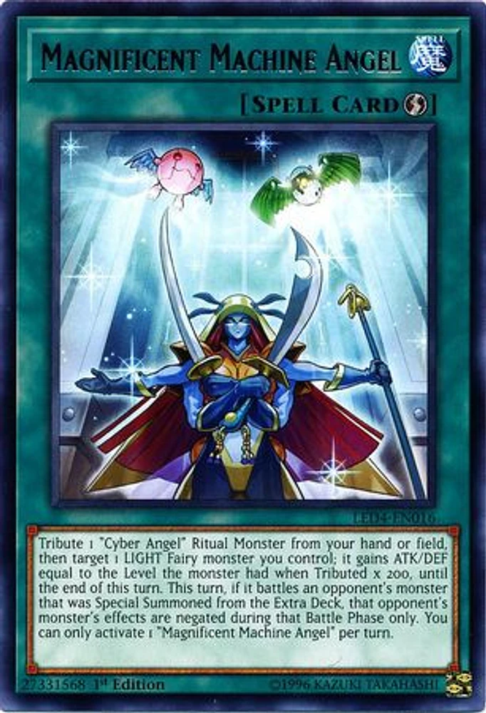 Magnificent Machine Angel - LED4-EN016 - Rare - 1st Edition