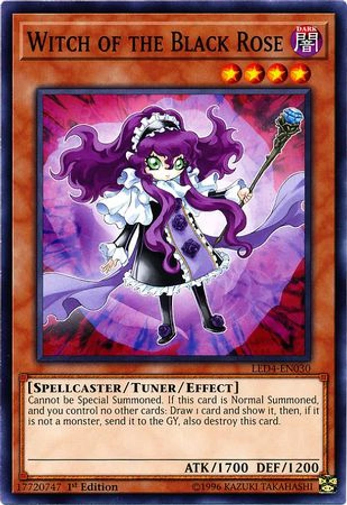 Witch of the Black Rose - LED4-EN030 - Common - 1st Edition