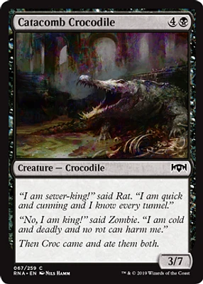 Catacomb Crocodile - Foil