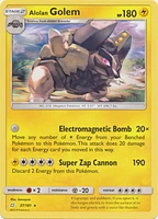 Alolan Golem - 37/181 - Rare