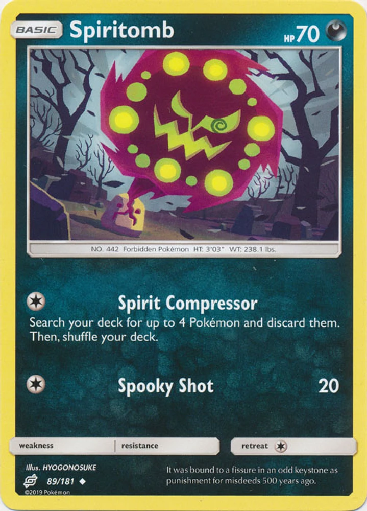 Spiritomb - 89/181 - Uncommon