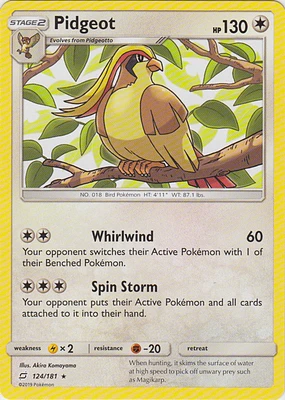 Pidgeot - 124/181 - Rare