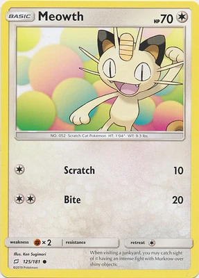 Meowth - 125/181 - Common