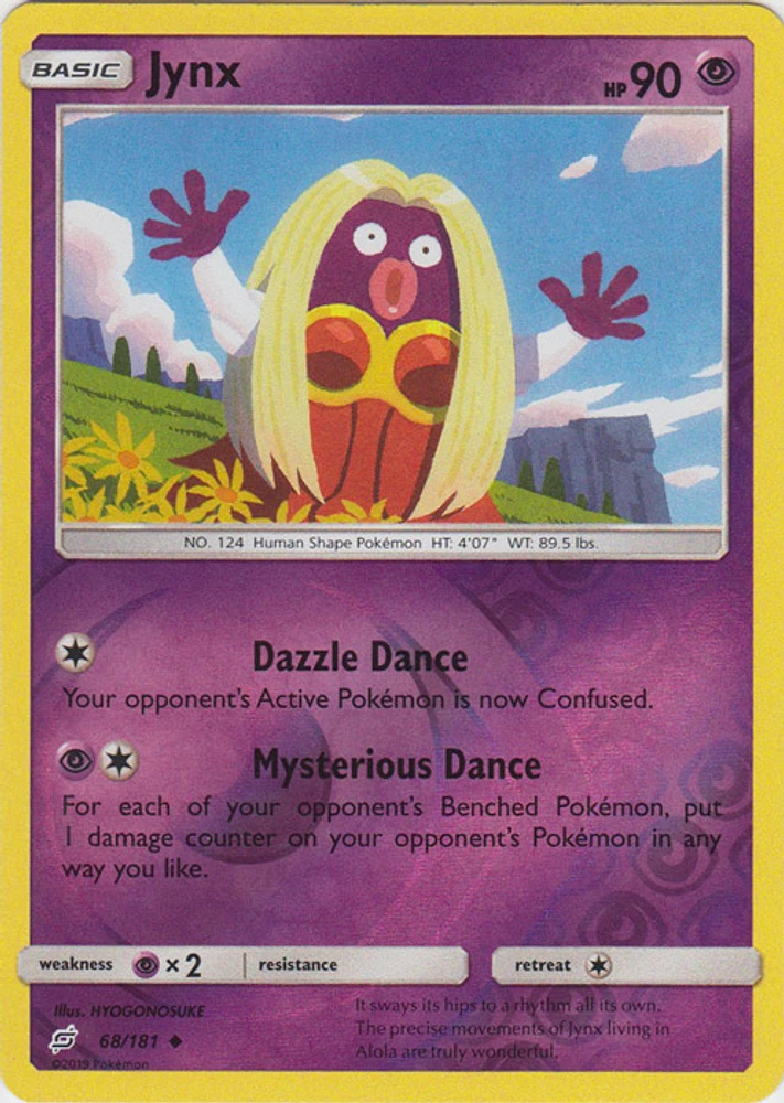 Jynx - 68/181 - Uncommon - Reverse Holo