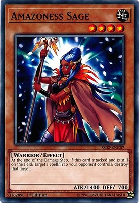 Amazoness Sage - SS02-ENC07 - Common - 1st Edition