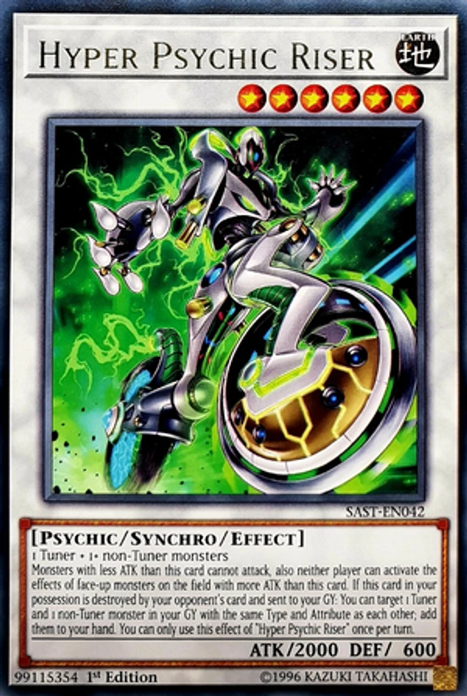 Hyper Psychic Riser - SAST-EN042 - Rare - 1st Edition