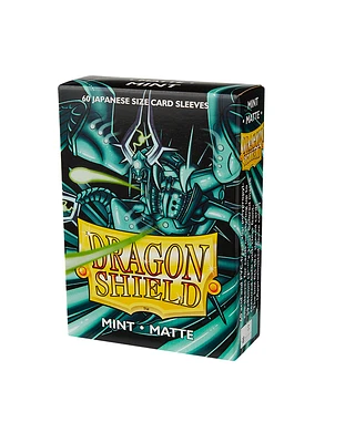 Dragon Shield Sleeves: Japanese Matte Mint (Box Of 60)