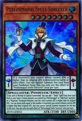 Performapal Smile Sorcerer - DUPO-EN012 - Ultra Rare - 1st Edition