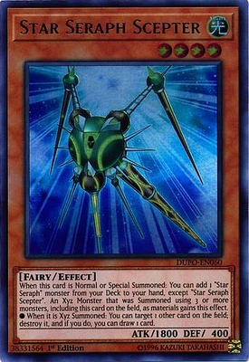 Star Seraph Scepter - DUPO-EN060 - Ultra Rare - 1st Edition