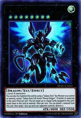 Galaxy-Eyes Full Armor Photon Dragon - DUPO-EN063 Ultra Rare 1st Edition