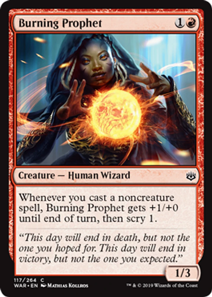 Burning Prophet - Foil