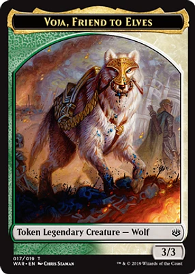 Voja, Friend to Elves Token