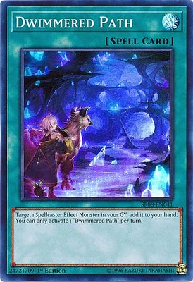 Dwimmered Path - SR08-EN041 - Super Rare - 1st Edition