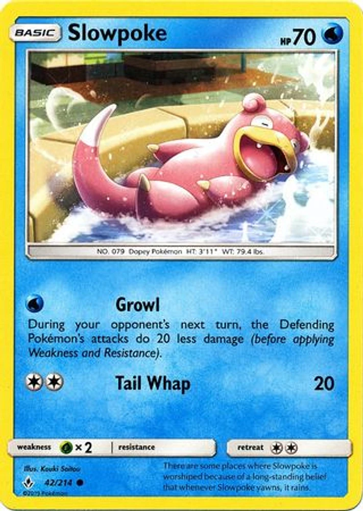 Slowpoke - 42/214 Common