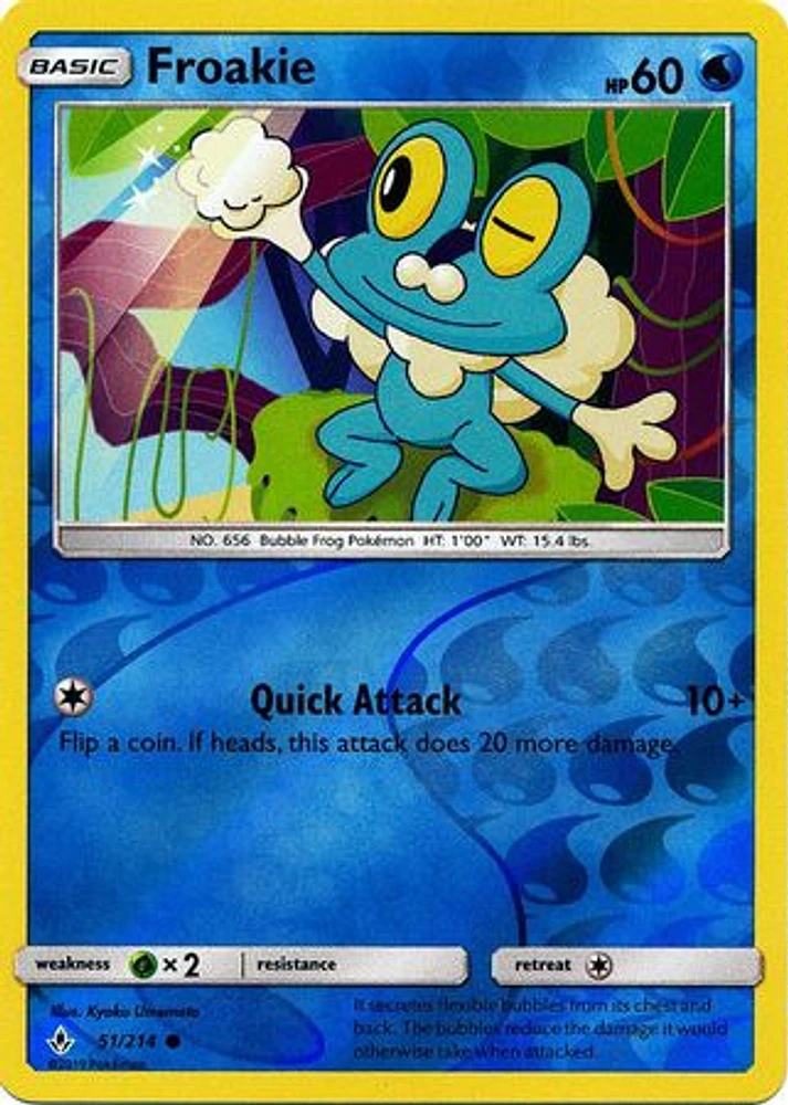 Froakie - 51/214 Common Reverse Holo