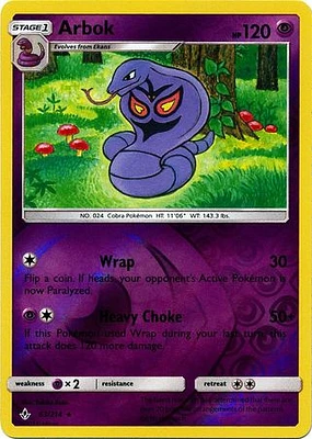 Arbok - 63/214 Rare Reverse Holo