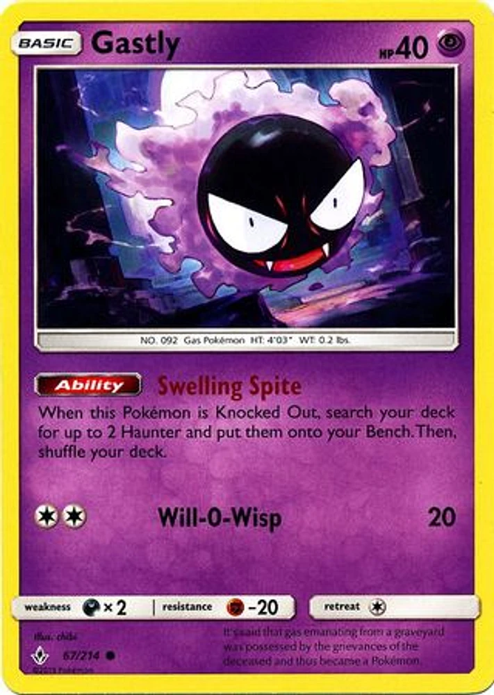 Gastly - 67/214 - Common