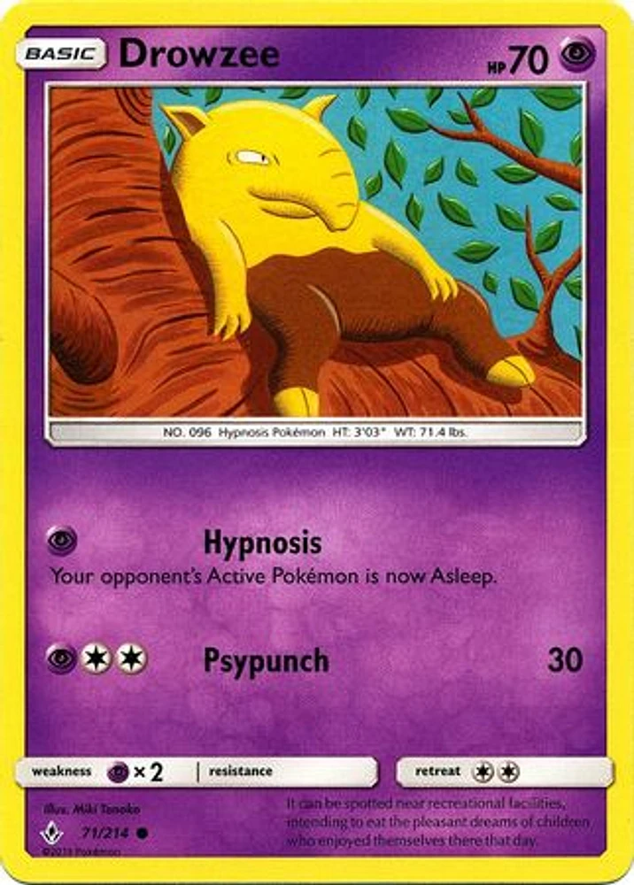 Drowzee - 71/214 - Common