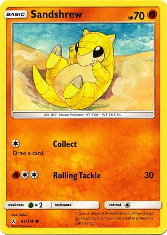 Sandshrew - 83/214