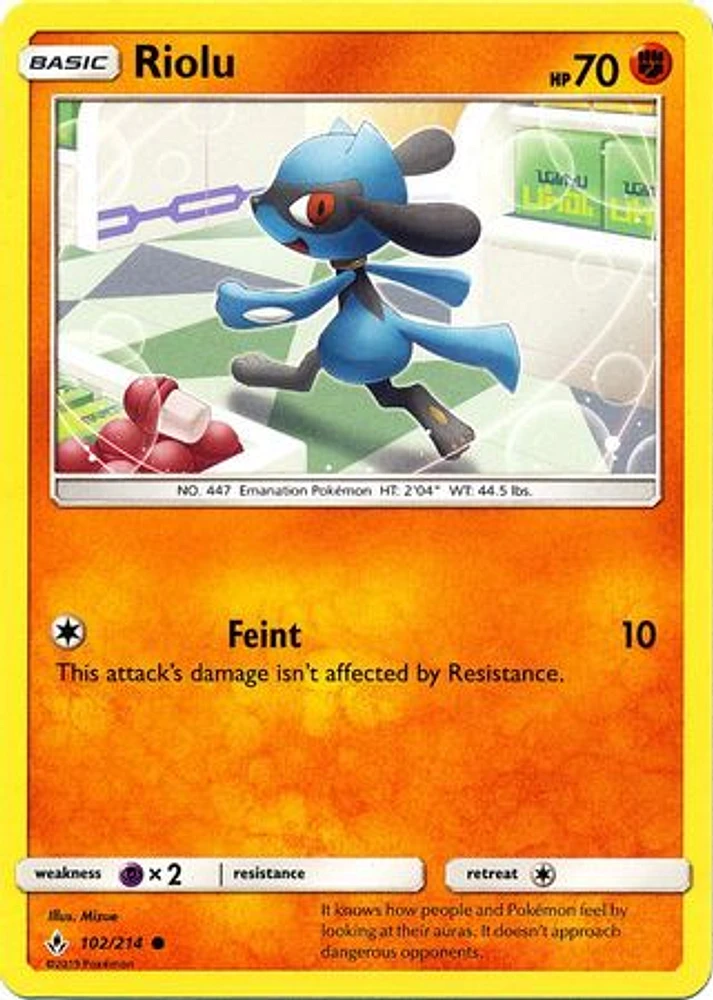 Riolu - 102/214 - Common