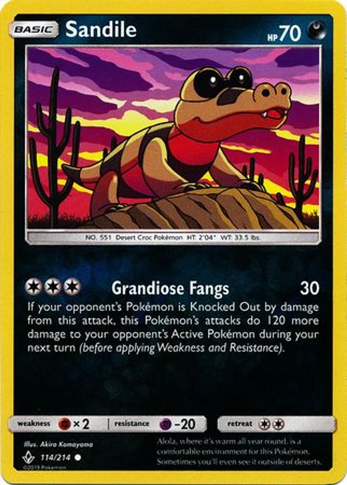 Sandile - 114/214 Common Reverse Holo