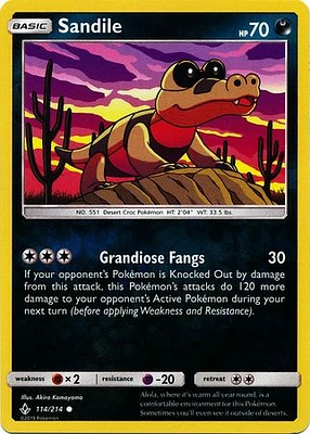 Sandile - 114/214 Common Reverse Holo