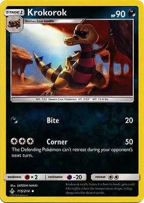 Krokorok - 115/214 - Uncommon - Reverse Holo